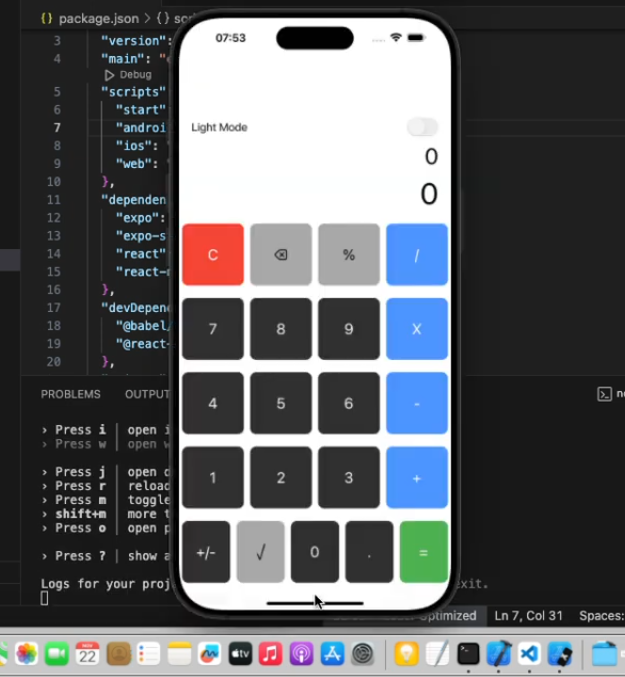 Cross Platform Calculator App